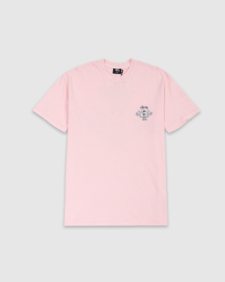 Stussy Skull Crest Heavyweight T-Shirt Pigment Pink