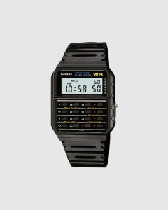 Casio Calulator Watch Black Resin Band CA53W-1