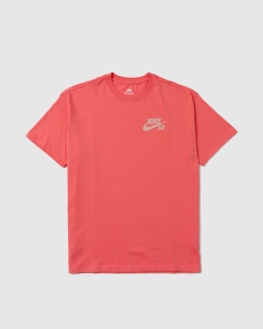Nike SB Logo T-Shirt Pink Salt/Pink Oxford