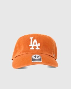 47 Brand LA Dodgers Clean Up No Loop Label Strapback Burnt Orange