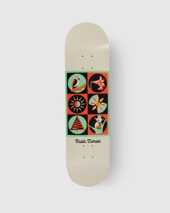 Fast Times Flora and Fauna Series Deck Natural