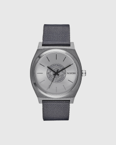 Nixon x Independent Time Teller All Silver
