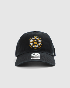47 Brand Boston Bruins Clean Up Strapback Black