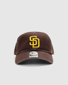47 Brand San Diego Padres Clean Up Strapback Brown