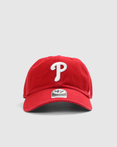 47 Brand Philadelphia Phillies Clean Up Strapback Red