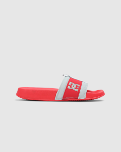 DC Lynx Slide Sandals Red/Grey