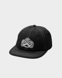 Passport Sterling Embroidery 6 Panel Black