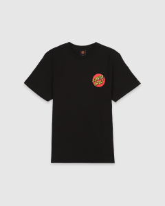 Santa Cruz Classic Dot Reg Fit Youth T-Shirt Black
