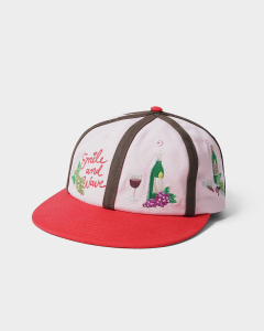 Smile and Wave Vino Velcro Strapback Pink/Red