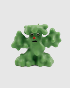 Cawcow Candle Boy Standing Green