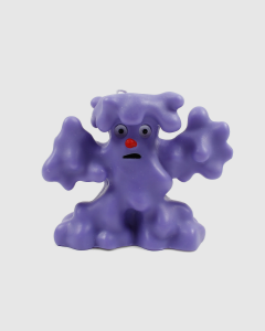 Cawcow Candle Boy Standing Purple