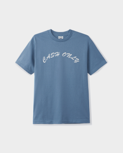 Cash Only Logo T-Shirt Slate Blue