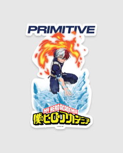 Primitive x My Hero Shoto Todoroki Sticker