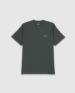 Carhartt WIP Script Embroidery T-Shirt Boxwood/White