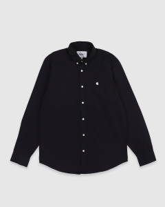Carhartt WIP Madison LS Shirt Black/Wax