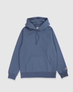 Carhartt WIP Hooded Chase Sweat Storm Blue/Gold