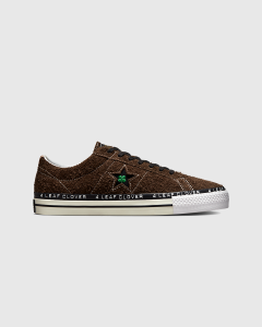 Converse Patta x One Star Pro Low 4 Leaf Clover Java/Burnt Olive/White