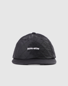 FA Quilted Spiral 6 Panel Strapback Black