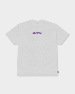 Ichpig Strike Logo T-Shirt White Marle/Purple