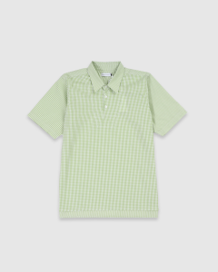 Pop Trading Italo SS Shirt Jade Lime Gingham