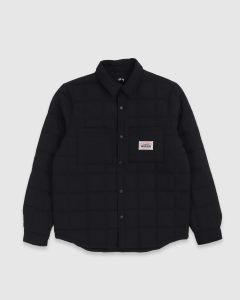 Stussy Quilted Fatigue LS Shirt Black