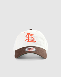New Era Casual Classic St Louis Browns Cooperstown Strapback White/Brown/Orange