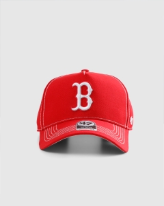 47 Brand Boston Red Sox Contrast Stitch MVP DT Strapback Red