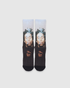 Primitive x Bob Marley Kaya Socks Grey