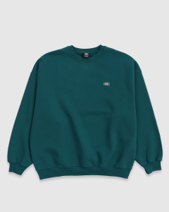Dickies Classic Label Washed Crewneck Dark Lincoln Green