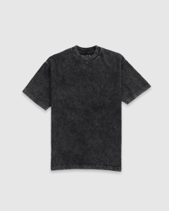 Quasi Artifact Heavy T-Shirt Acid Black