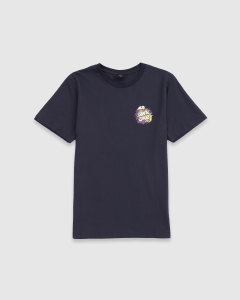 Santa Cruz OS Slasher Dot Youth T-Shirt Navy