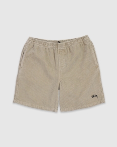 Stussy Wide Wale Cord Beachshort Pigment Natural