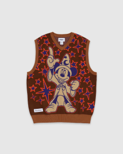 Butter Goods x Fantasia Starry Skies Knitted Vest Brown