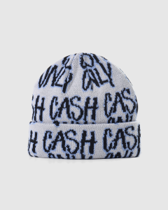 Cash Only Scratch Beanie Ash
