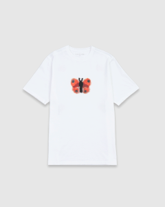 Pop Trading Rop Butterfly T-Shirt White
