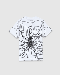 Hoddle Web All Over Print T-Shirt White