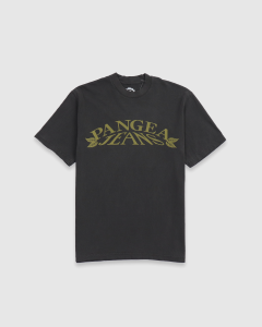 Pangea Jeans Leaf Logo T-Shirt Charcoal