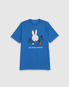 Pop Trading x Miffy Footwear T-Shirt Blue
