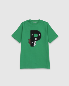 Pop Trading x Miffy Big P T-Shirt Green