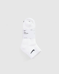 Nike Everyday Cushioned Ankle Socks 3Pk White/Black