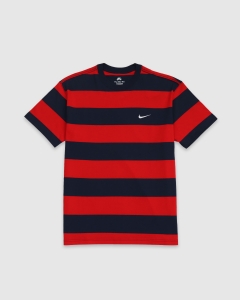 Nike Stripe T-Shirt University Red/Navy