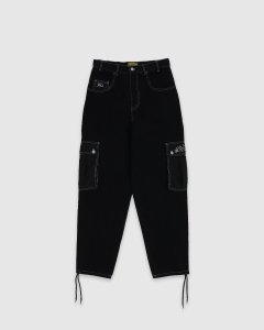 Pangea Jeans Street Fit Denim Pants Nylon/Black