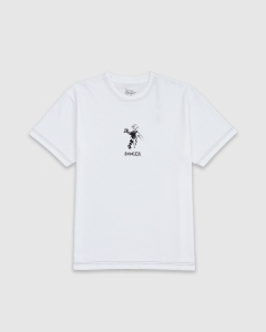Dancer OG Logo Contrast Stitch T-Shirt White/Black