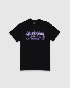Thrasher Airbrush T-Shirt Black/Purple