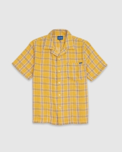Larriet Paddy SS Shirt Yellow Plaid