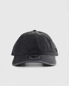 New Era Casual Classic Branded Packable Strapback Washed Black