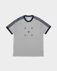 Adidas x Pop Trading Classic T-Shirt Grey/Navy