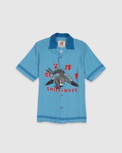 Smile and Wave Henry SS Shirt Blue