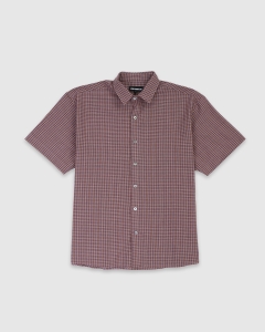 Curb Crawlers Cheque SS Shirt Brown
