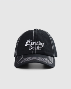 Crawling Death Hand Logo Contrast Stitch Strapback Black